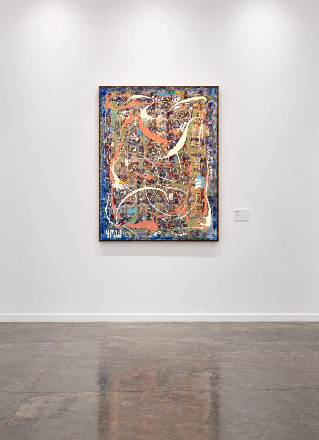 Abstract painting by Yannick Weinberger