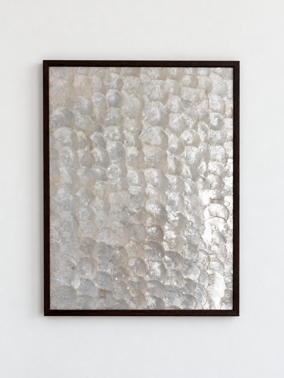 Mother of pearl wall art artwork handmade
