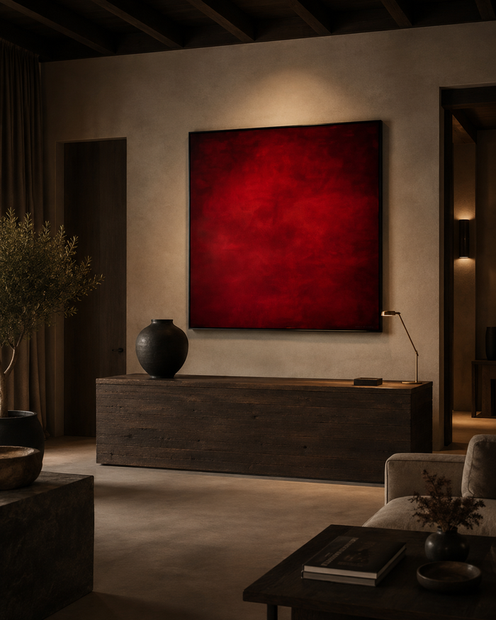 Large-format artwork for a lobby