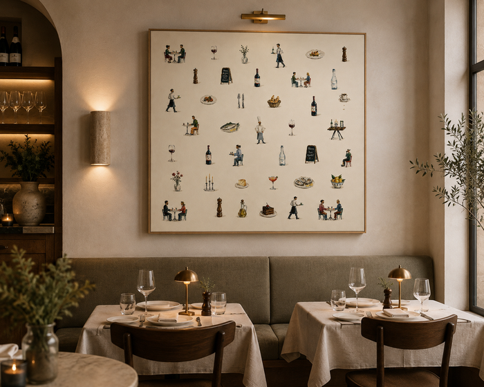 Limited editions for restaurant and corridors